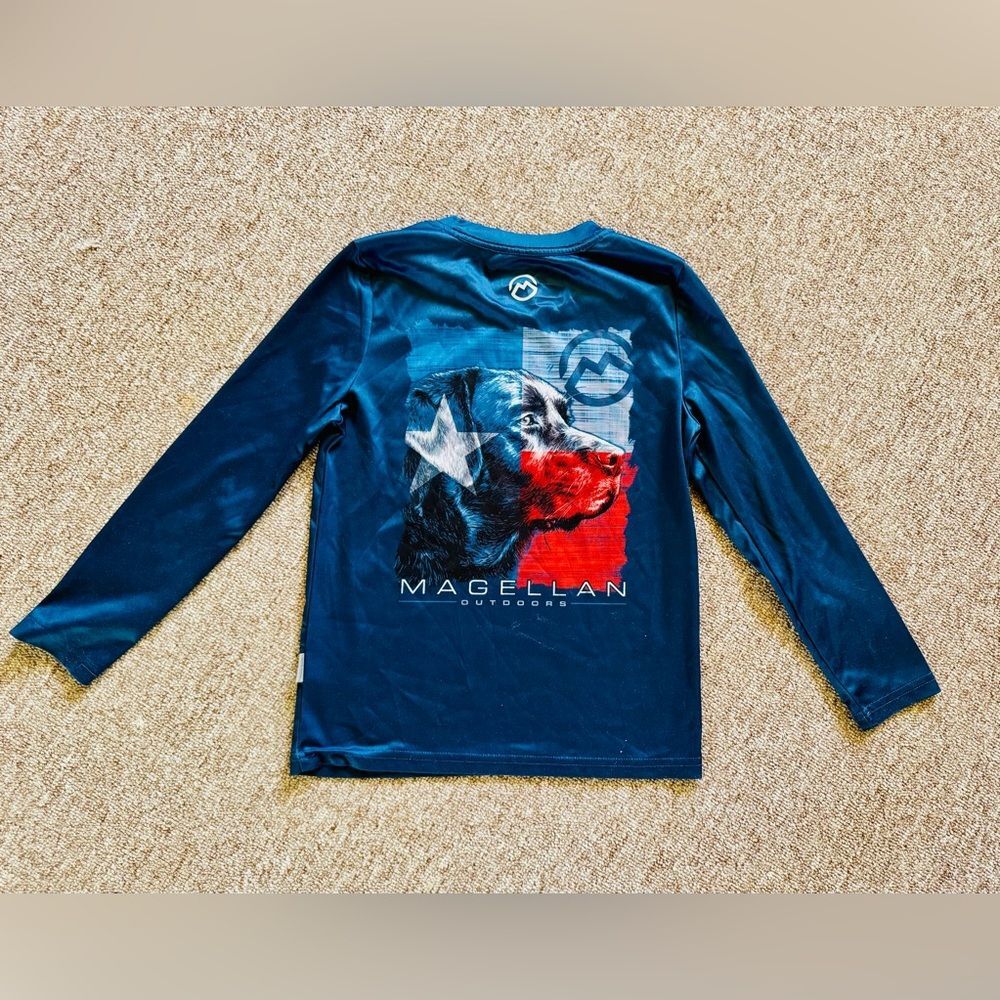 Magellan Outdoors Kids Blue Long Sleeve Shirt